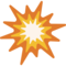 Collision emoji on Facebook